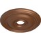 Ekena Millwork Bradford Ceiling Medallion (Canopies up to 4 3/8"), 18 1/8"OD x 3 3/4"ID x 1 1/8"P, Polished Copper CM18BRPOS - alternate 4